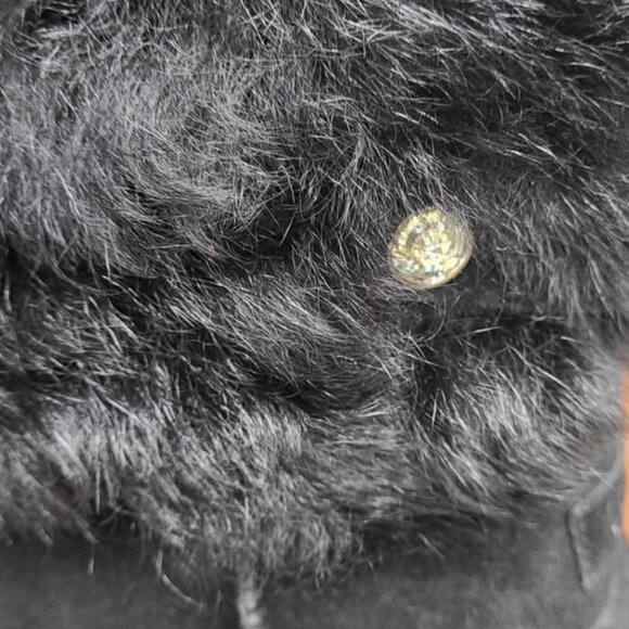 UGG Black Valentina Suede Boots with Shearling size 7 1/2" - Picture 8 of 12